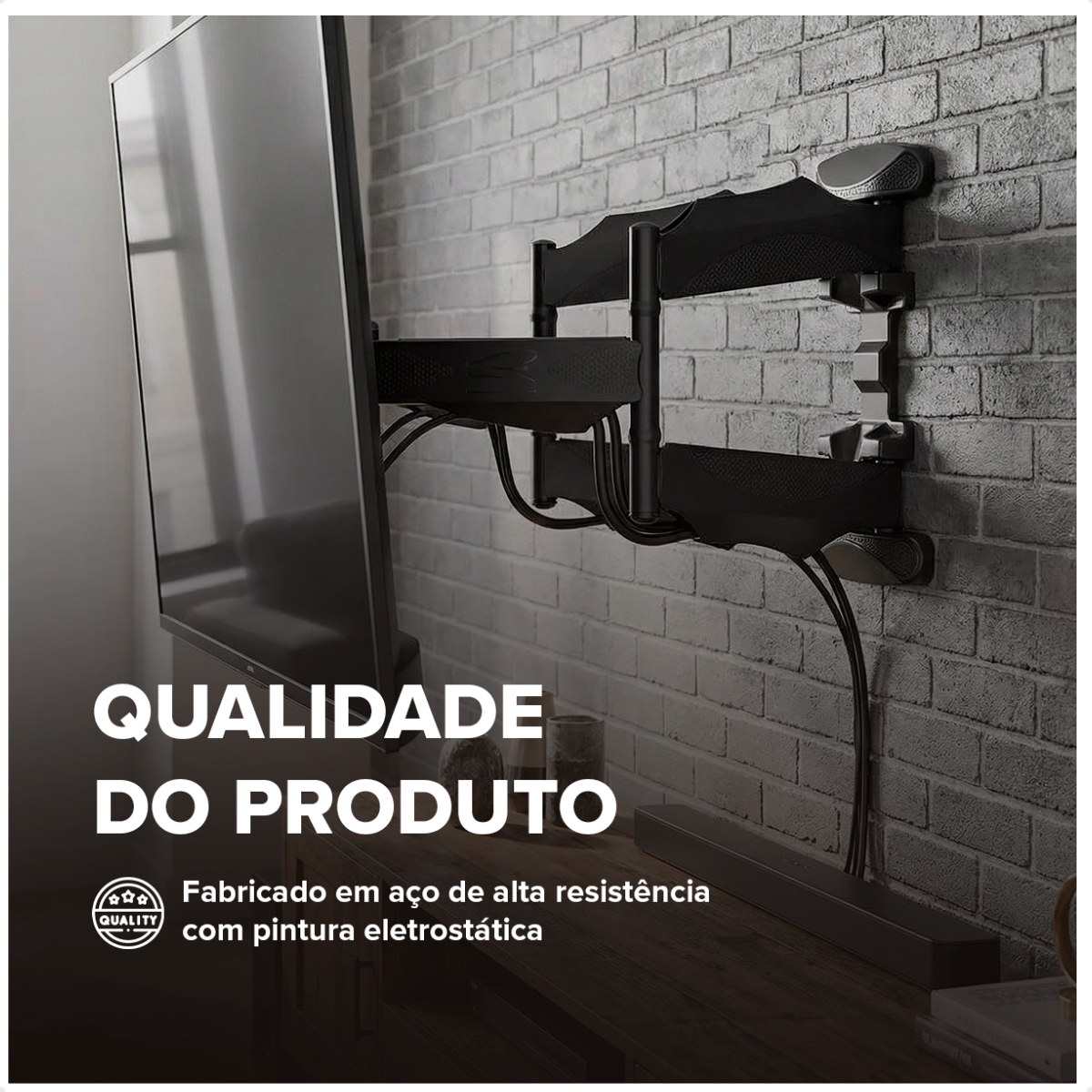 Acabamento em pintura eletrostática do suporte ARGX P5